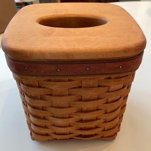Longaberger Tissue Basket 1994 Signed